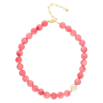 Sienna Coral halskæden fra Nuni Copenhagen